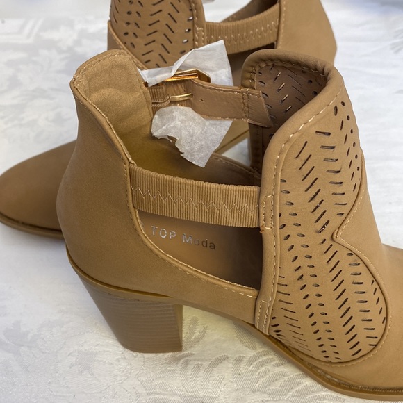 Top Moda Heel Bootie Boots Women's Size 8 - Picture 8 of 9